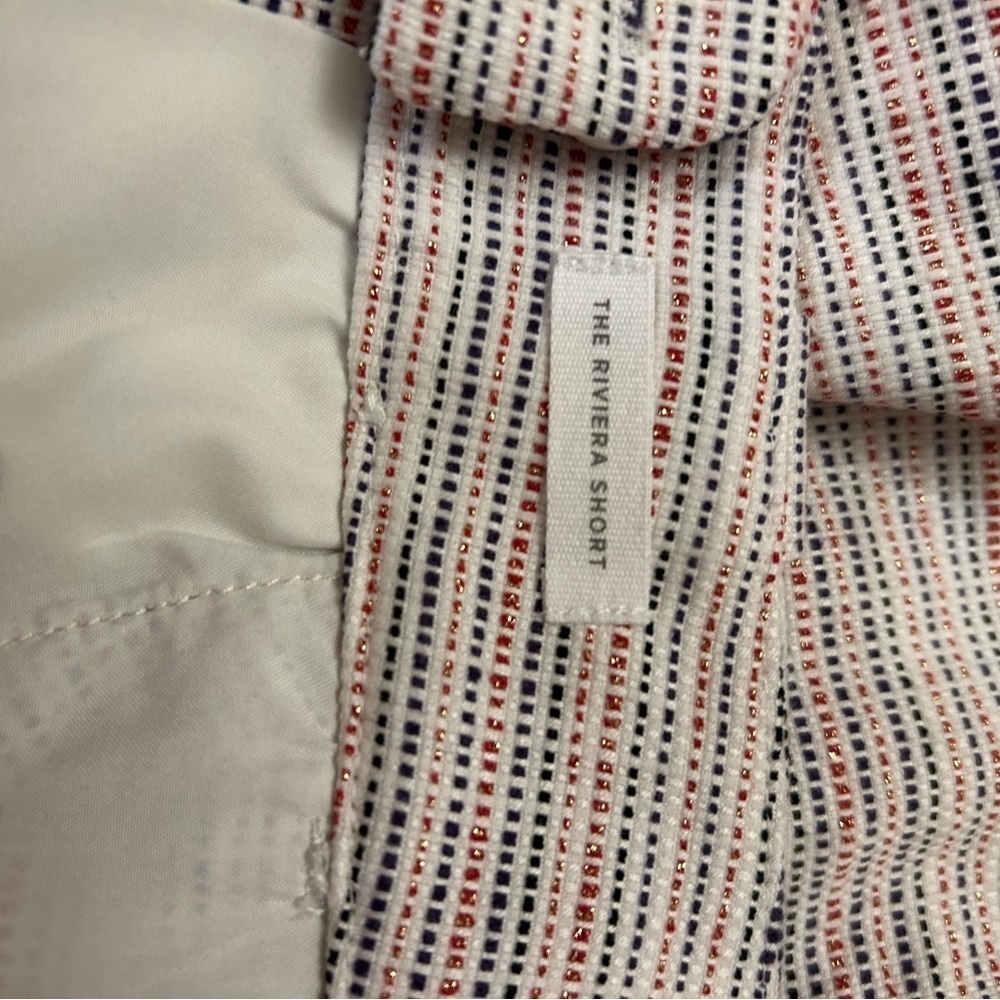 Two pairs of Loft Riviera Shorts in Navy and Cream Multi Size 2 - Picture 9 of 10
